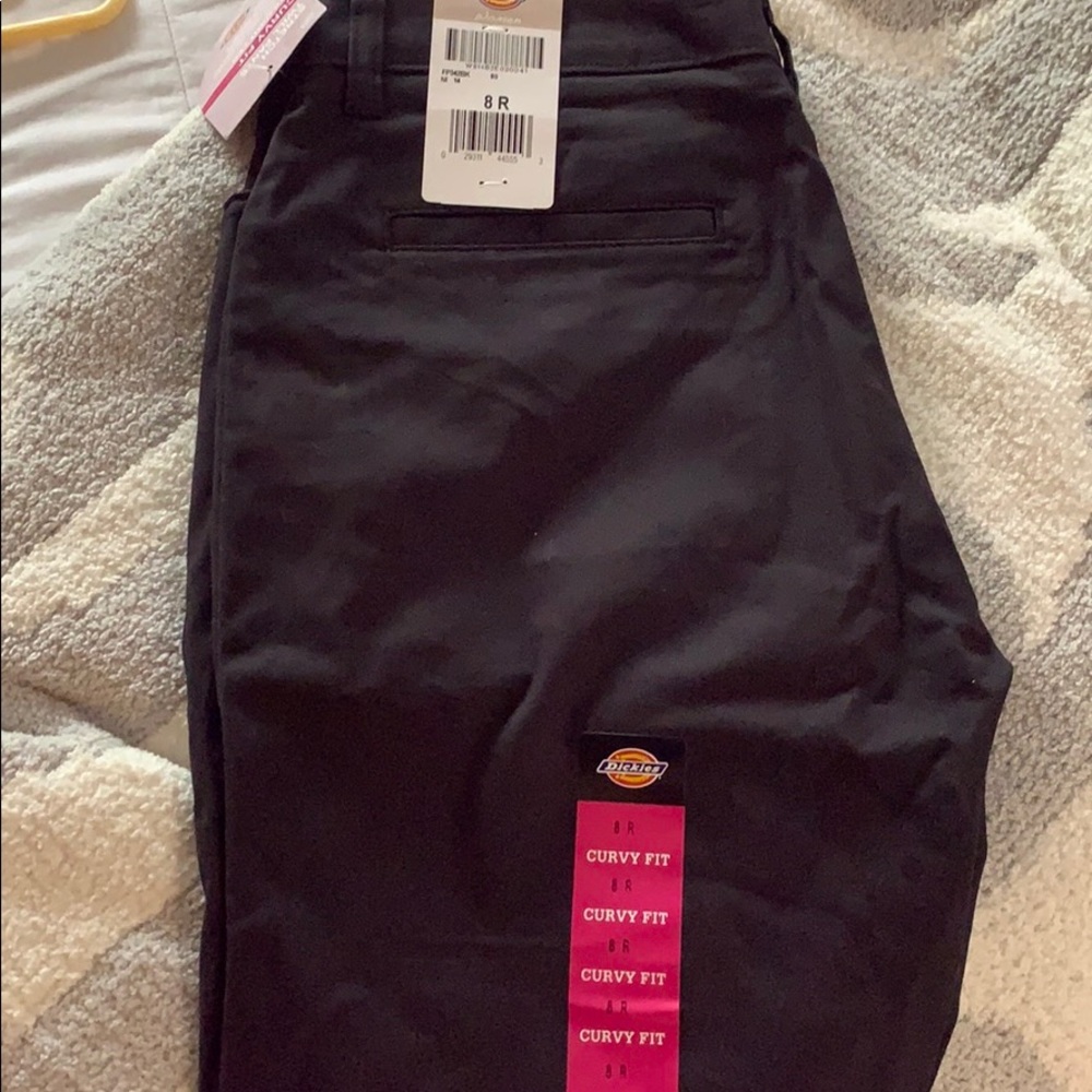 Dickies Stretch Twill Pants Curvy Fit Straight Leg